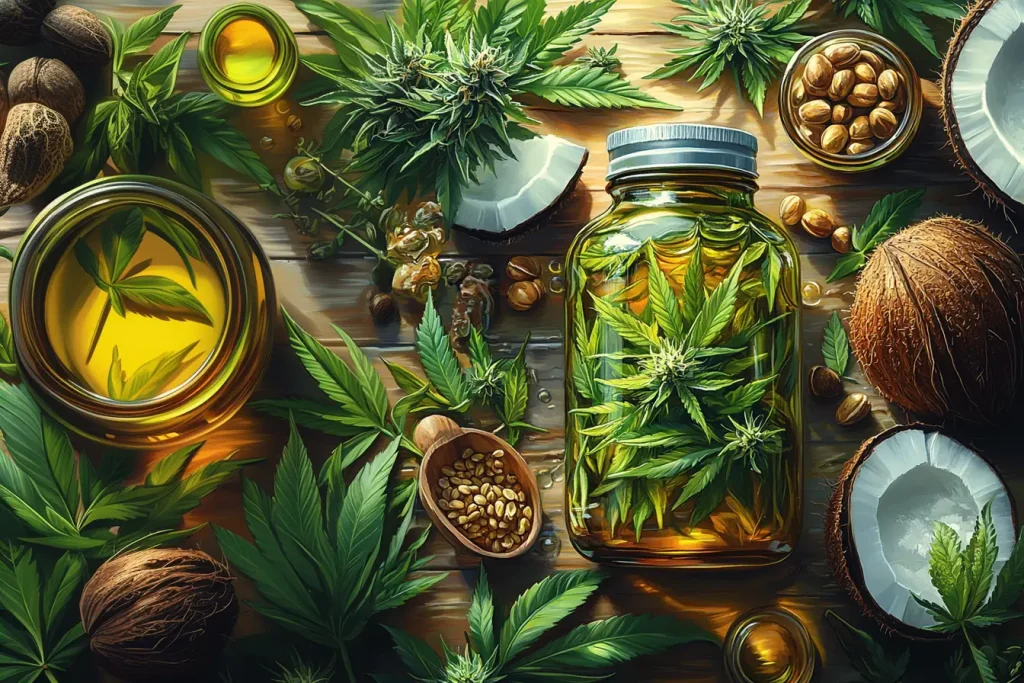 L'huile de cannabis pour les cheveux
